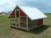 8x12 Brilliant White / Rustic Red